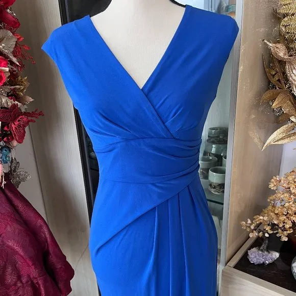 Calvin Klein | Dresses | Calvin Klein Electric Blue Work To Evening Dress |  Poshmark